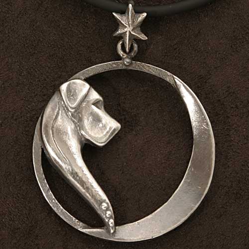 Dane in the Moon Pendant