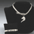 Sterling mesh collar and bracelet